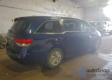 2014 Honda Odyssey Lx из США, поврежденный, VIN 5FNRL5H2XEB100097